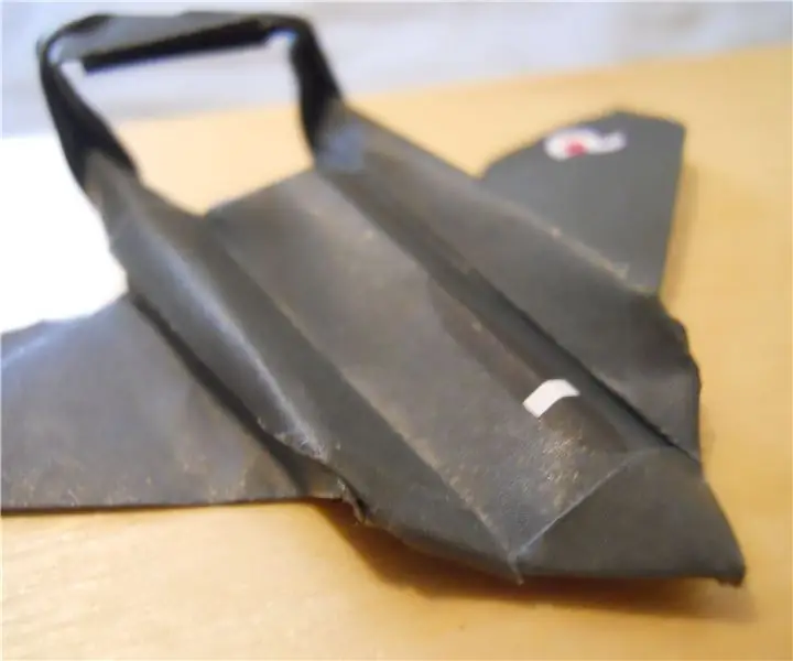 Истребитель оригами: 6 шагов