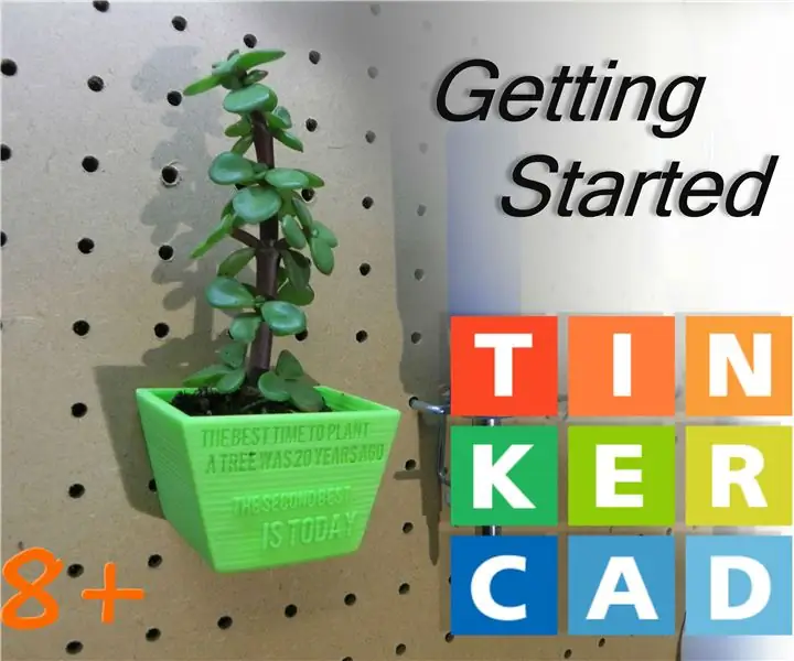 TinkerCAD - Кашпо для колышков: 6 шагов (с изображениями)