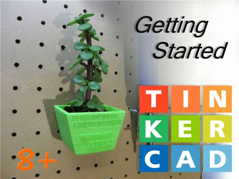 TinkerCAD - Кашпо для колышков TinkerCAD - Кашпо для колышков