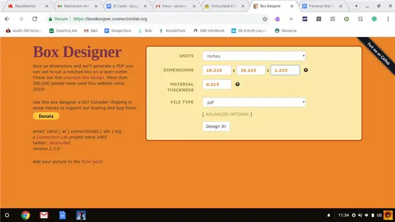 Конструктор коробок