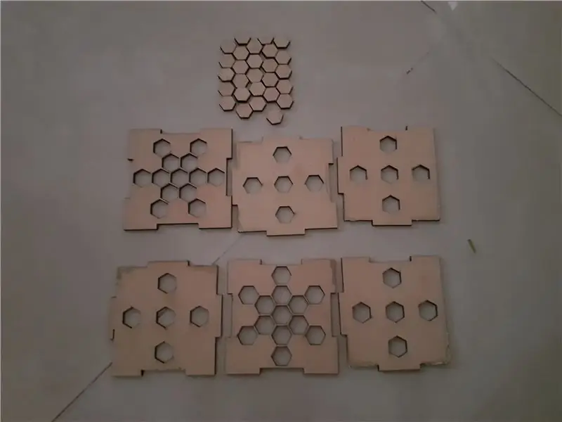 Соберите коробку и опоры