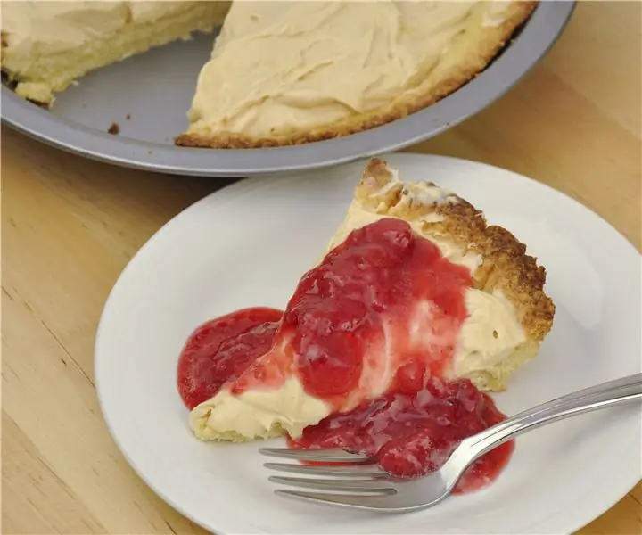 Пирог с арахисовым маслом и желе: 3 шага (с иллюстрациями)
