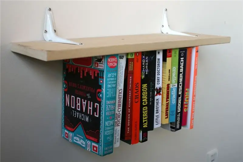 Перевернутая книжная полка Перевернутая книжная полка