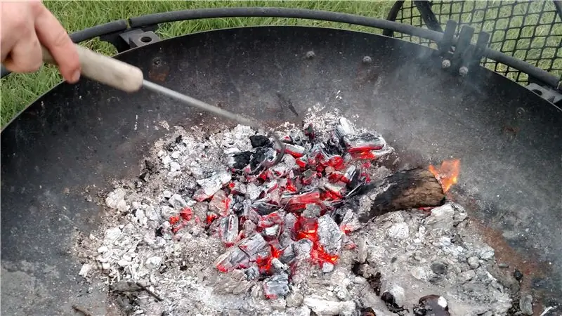 Сделать угли