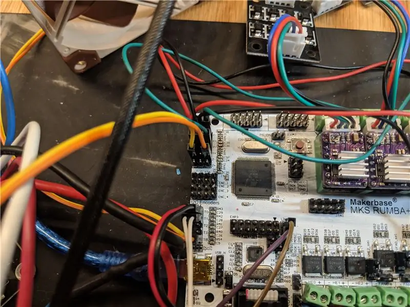 Установите зонд и подготовьте концевой упор