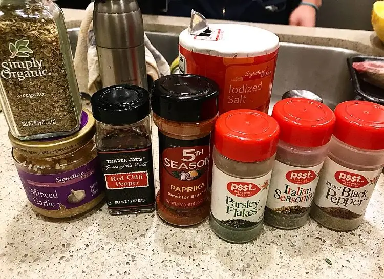 Список ингредиентов и посуда