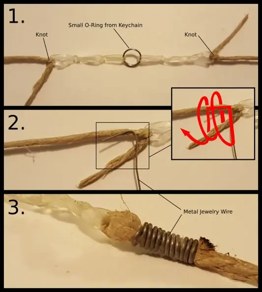 Прикрепление конопли