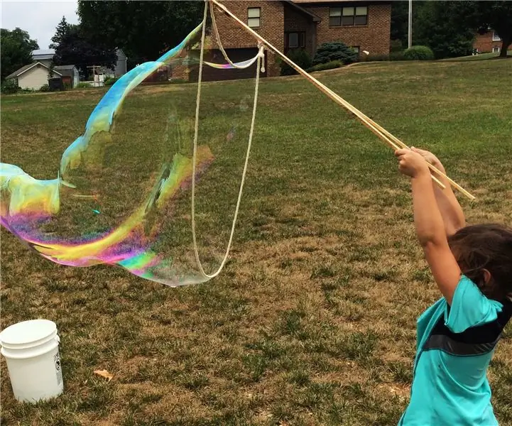 Пузыри гуаровой камеди + палочка: 4 шага (с изображениями)