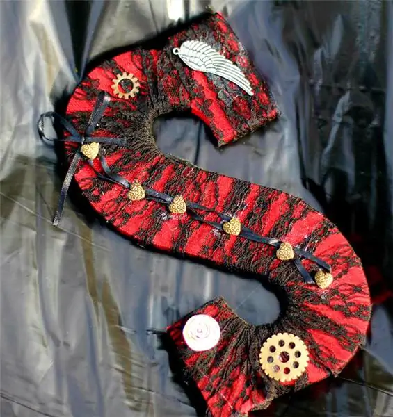 Письмо в стиле стимпанк в стиле корсета