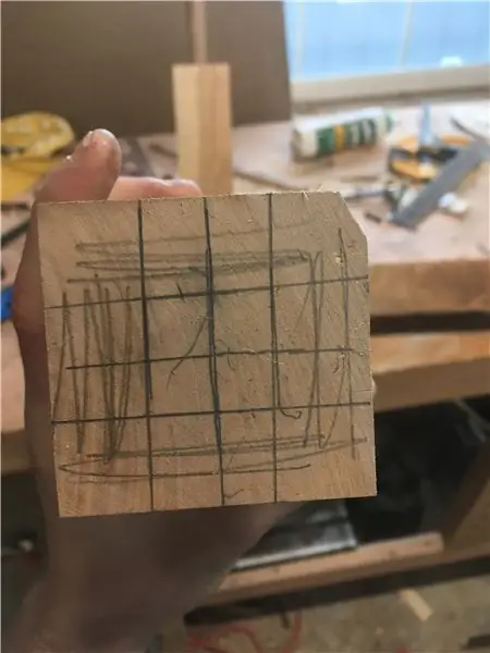 Тенон на столбе