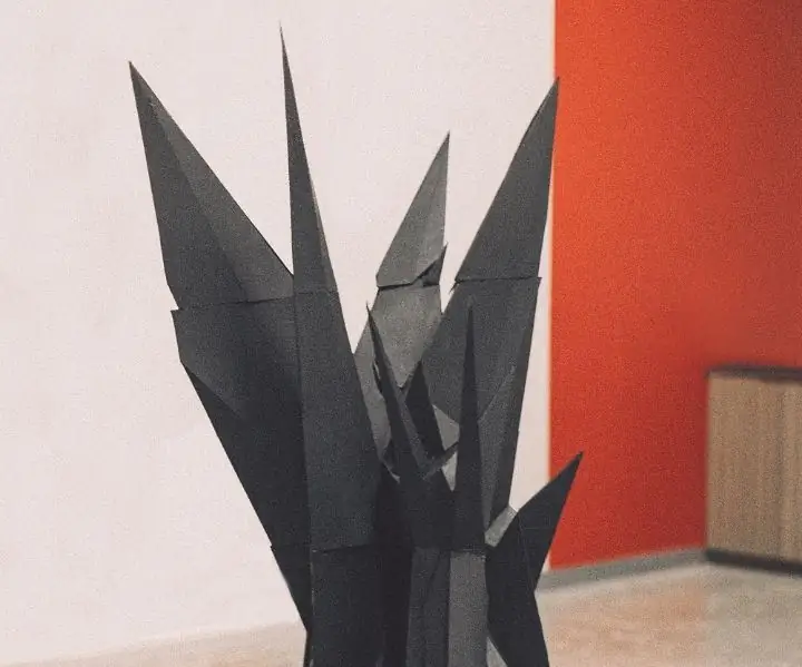 Картонная скульптура из 3D-модели: 9 шагов