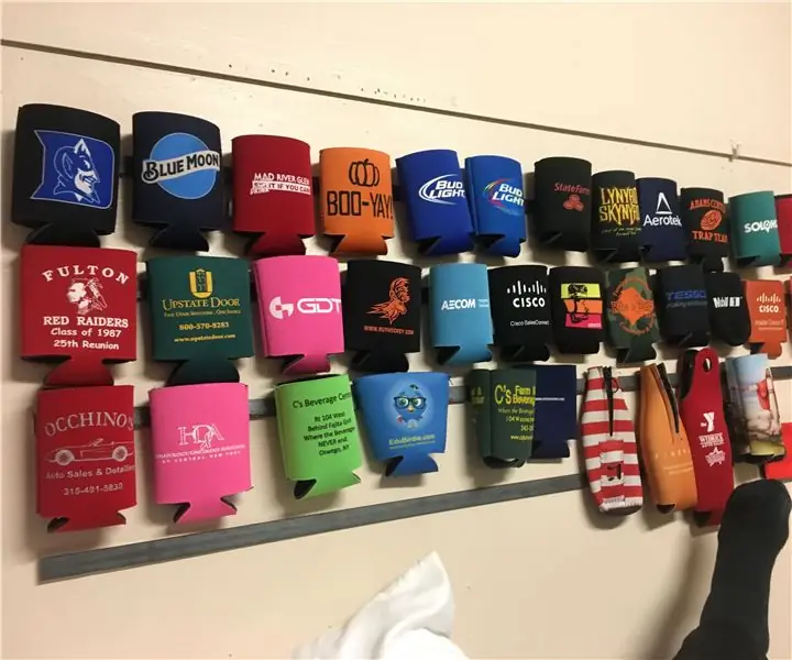 Настенная стойка Beer Koozie: 10 шагов (с изображениями)