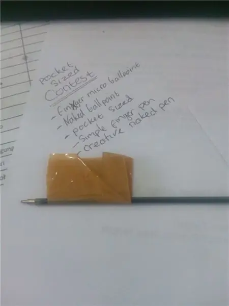 Шариковая ручка для пальцев с выемкой