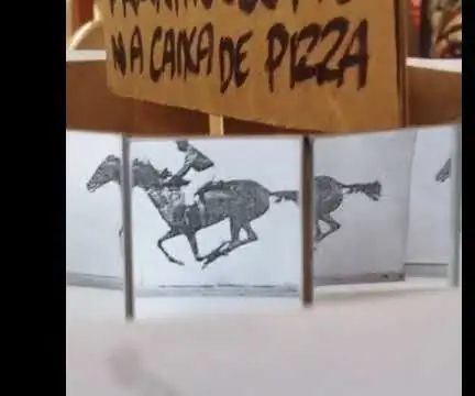 Праксиноскоп Pizza Box - Praxinoscópio Na Caixa De Pizza: 4 шага (с изображениями)