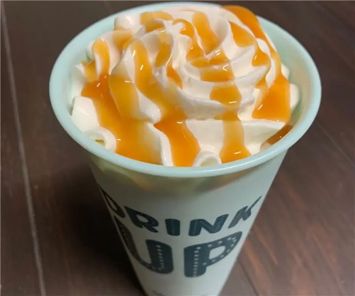 Starbucks Copycat Caramel Frappuccino: 4 шага