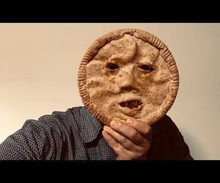 Scary Pie Face - Вкусный пирог с корицей и грушей: 3 шага