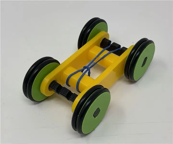 Создание простого автомобиля с резинкой на 3D-принтере с помощью Autodesk Fusion 360: 3 шага (с изображениями)