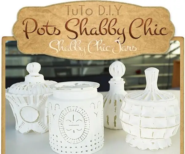 {SHABBY CHIC JARS}: 4 шага