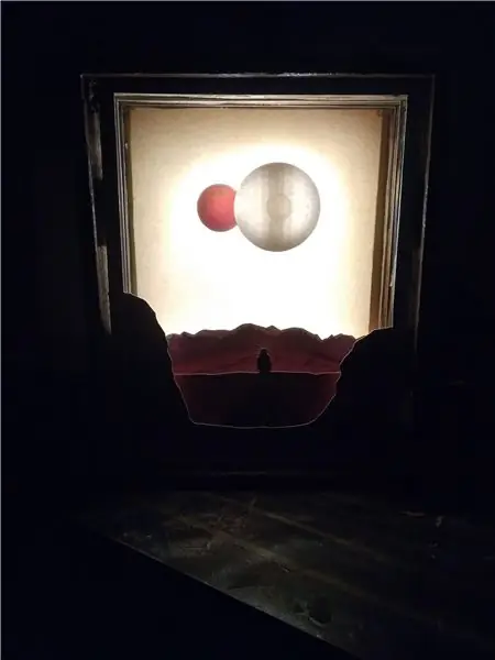 Кеплер 16b NASA Poster Lightbox Lamp