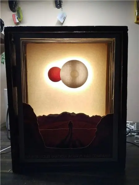 Лампа для плаката Kepler 16b NASA Poster Lightbox