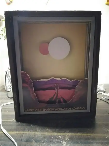 Лампа для плаката Kepler 16b NASA Poster Lightbox