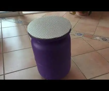 Стул Weeble Wobble, сделанный с бензобаком: 7 шагов (с изображениями)