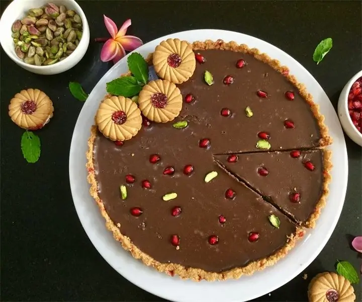 Шоколадный тарт с нутеллой: 11 шагов (с иллюстрациями)
