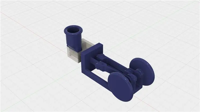 Одноцилиндровый воздушный двигатель, меньшее издание