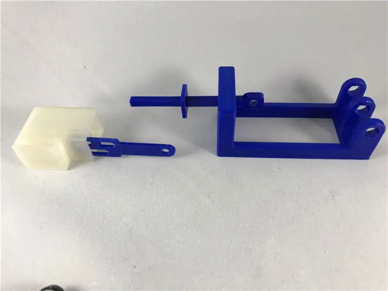 Установите поршневой шток, поршень и клапан