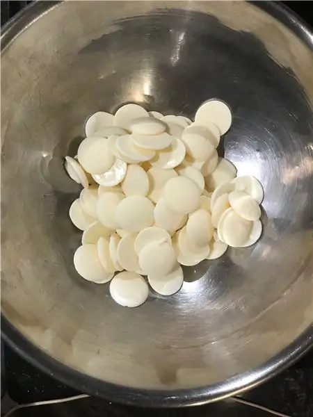 Растопить белый шоколад