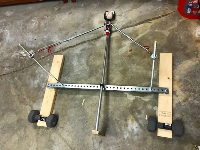 Машина для мягкого броска бейсбола