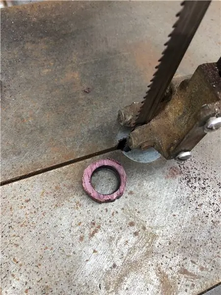 Приблизительно сформируйте внешний диаметр кольца