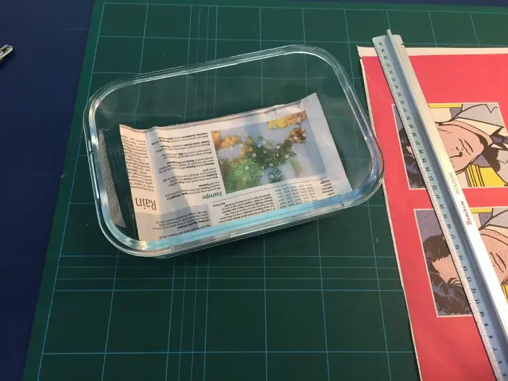 Использование коробки для сыра