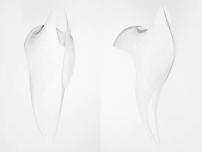 Головной убор Shapeways Ana Rajcevic, напечатанный на 3D-принтере Головной убор Shapeways Ana Rajcevic, напечатанный на 3D-принтере