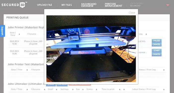 Secured3D makerBot 3D-печать Secured3D makerBot 3D-печать