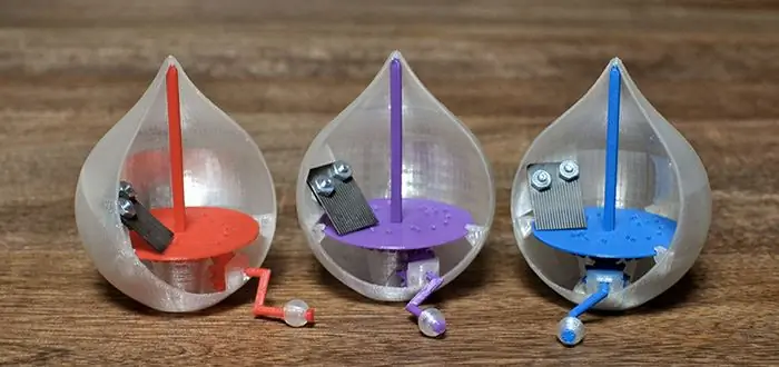 Персональные музыкальные шкатулки Music Drops, напечатанные на 3D-принтере Персональные музыкальные шкатулки Music Drops, напечатанные на 3D-принтере