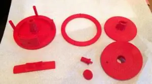 Детали рыболовных катушек, напечатанные на 3D-принтере Детали рыболовных катушек, напечатанные на 3D-принтере