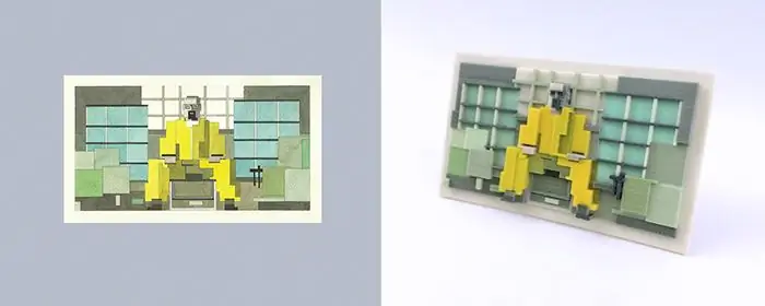 Во все тяжкие 8 бит 3 измерения 3D-печать Во все тяжкие 8 бит 3 измерения 3D-печать