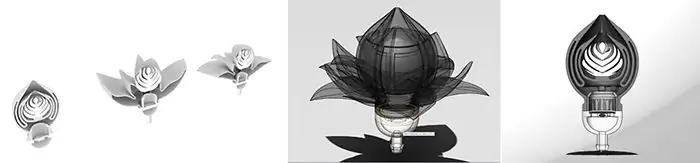 кад цветок 3D цветок 3D печать кад цветок 3D цветок 3D печать