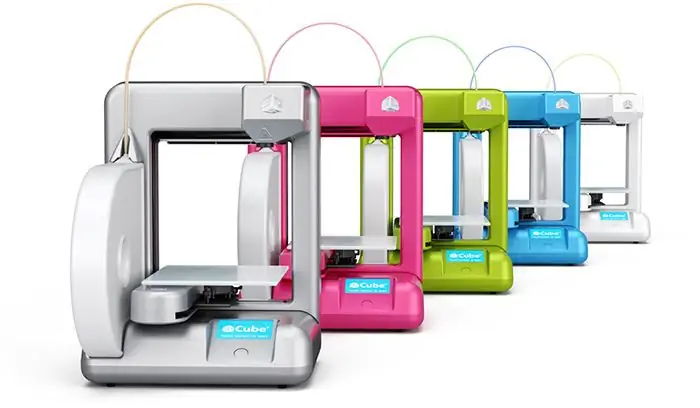 Cubify Cube Цвета 3D-принтера 3D Systems 3D-печать Cubify Cube Цвета 3D-принтера 3D Systems 3D-печать