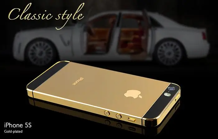 золотая крышка iPhone 5s 3D-печать 3D-печать золотая крышка iPhone 5s 3D-печать 3D-печать