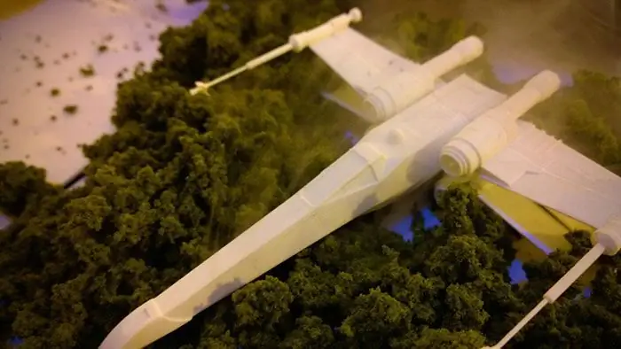 Xwing в болоте 3D-печать 3D-печать Звездные войны Xwing в болоте 3D-печать 3D-печать Звездные войны