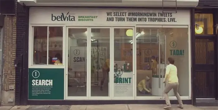 Фасад магазина Belvita 3D-печать Фасад магазина Belvita 3D-печать