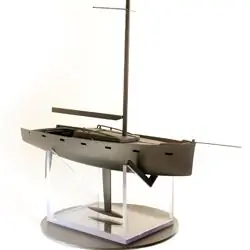 Модель яхты, напечатанная на 3D-принтере Windform Material