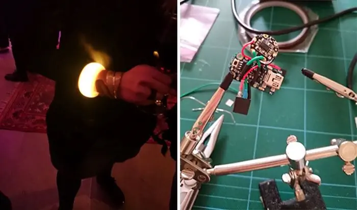 3D печатный светодиодный браслет Пайка 3D печатный светодиодный браслет Пайка