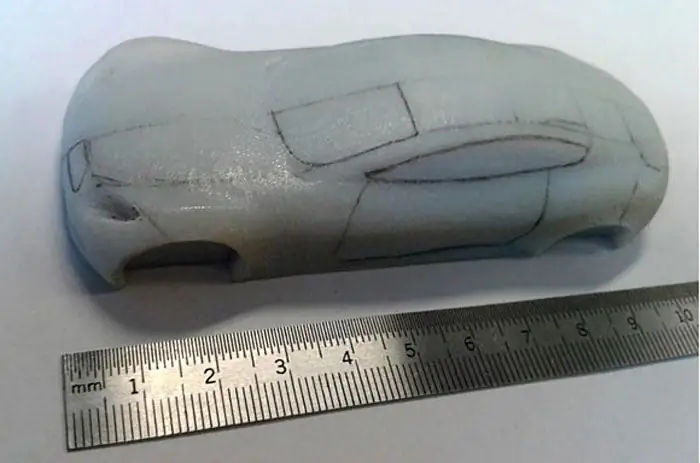 3D печатная модель автомобиля 3D печатная модель автомобиля