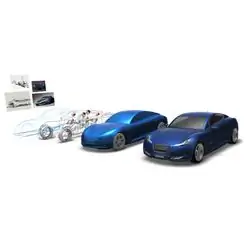 Автомобиль САПР с мультиматериальным 3D-принтером Connex