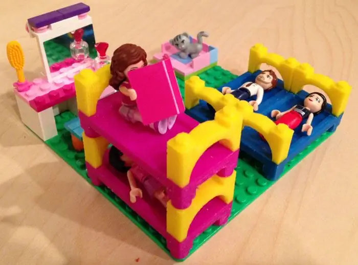 3D-печать двухъярусной кровати Lego