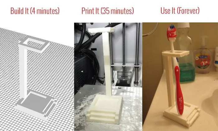 плитка зубная щетка 3d печать плитка зубная щетка 3d печать