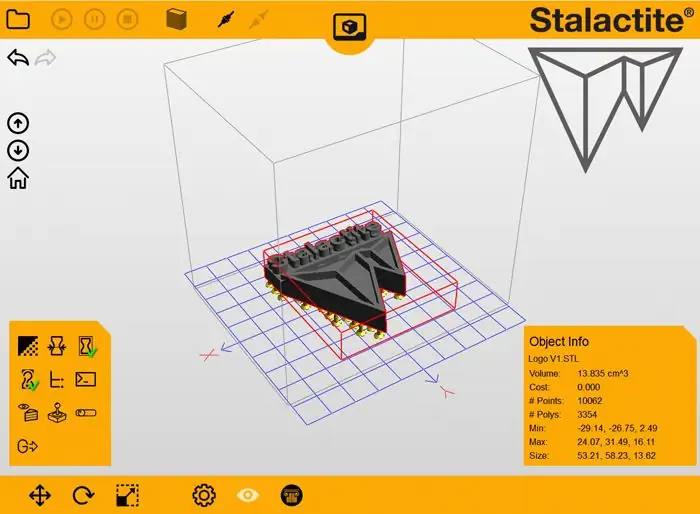 Программное обеспечение для 3D-принтера Stalactite 102 DLP Программное обеспечение для 3D-принтера Stalactite 102 DLP